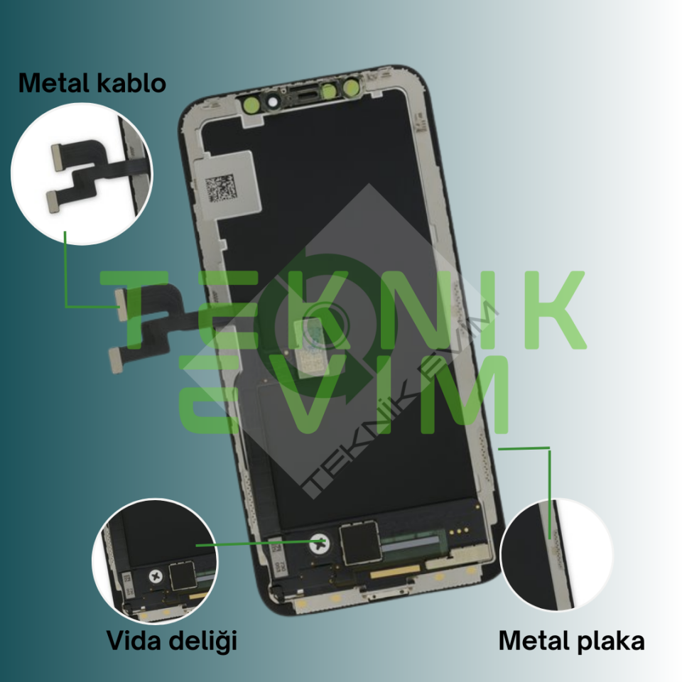 İphone X Lcd Ekran Dokunmatik Full