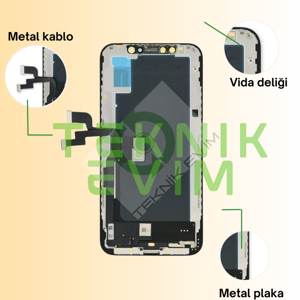 İphone XS Lcd Ekran Dokunmatik Full