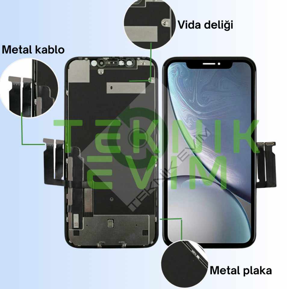 İphone XR Lcd Ekran Dokunmatik Full