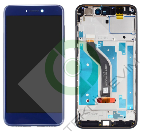 Huawei Honor 8 Lite Çıtalı Lcd Ekran Dokunmatik Mavi