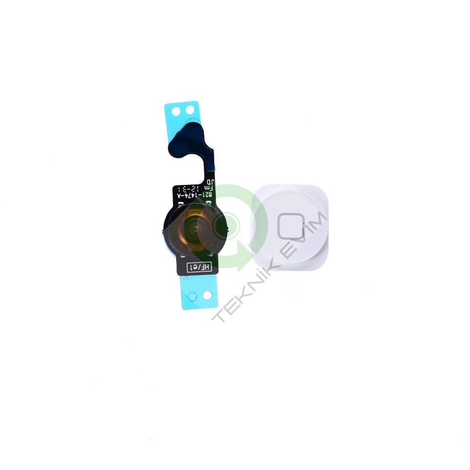 İphone 5 5G Home Tuşu Filmi Fleksi Beyaz