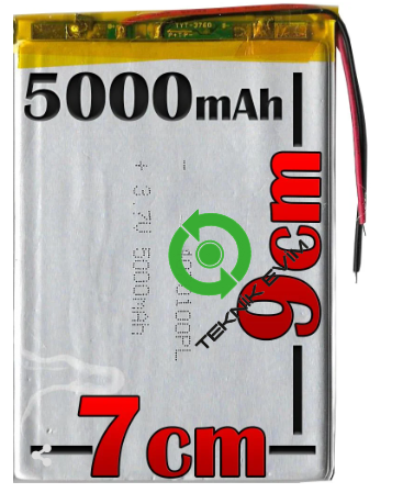 Venatüs 9VIA Batarya Pil - 5000mAh