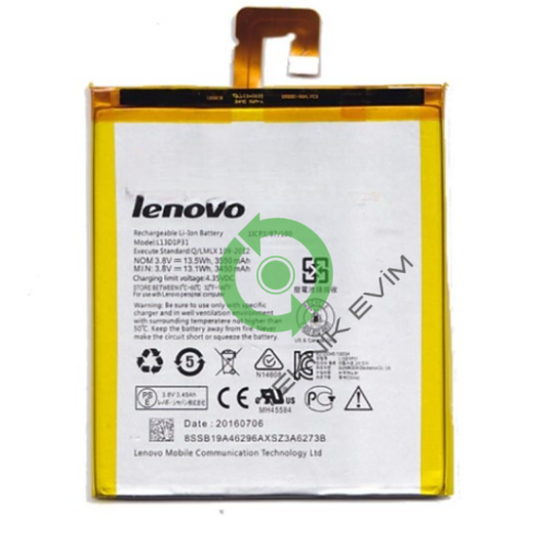 Lenovo Tab 2 A7-10 Dolby Batarya Pil