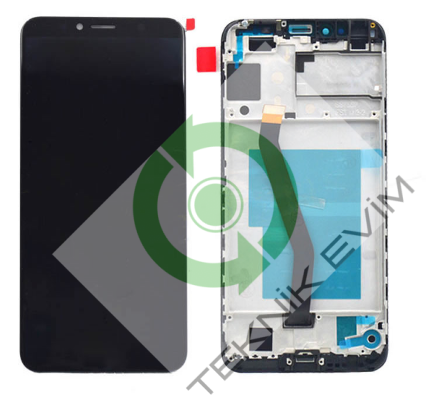 Huawei Honor 7A Orjinal Çıtalı Lcd Ekran Dokunmatik Siyah