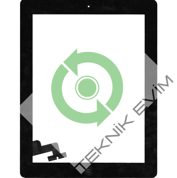 Apple İpad 2 A1397 Home Tuşlu Dokunmatik Siyah