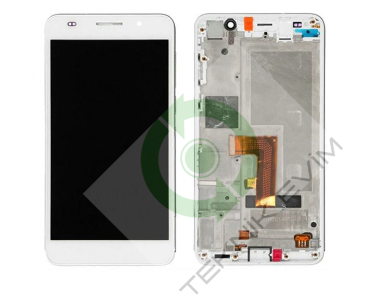 Huawei Honor 6 Plus Orjinal Çıtalı Lcd Ekran Dokunmatik Beyaz