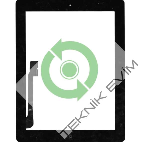 Apple İpad 4. Nesil A1460 Home Tuşlu Dokunmatik Siyah