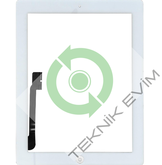 Apple İpad 4. Nesil A1459 Home Tuşlu Dokunmatik Beyaz