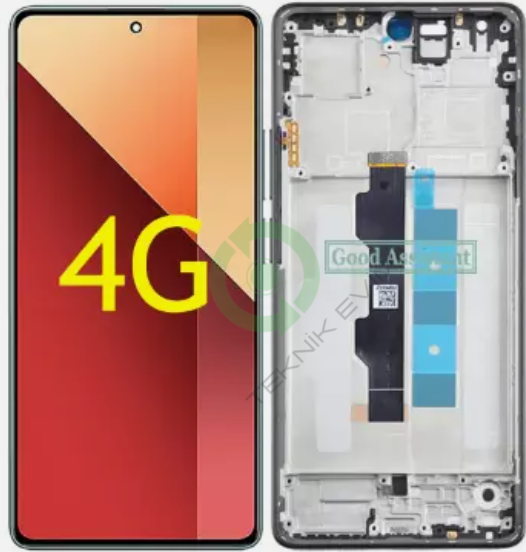 Xiaomi Redmi Note 13 pro 4G Çıtalı OLED Lcd Dokunmatik Ekran Siyah