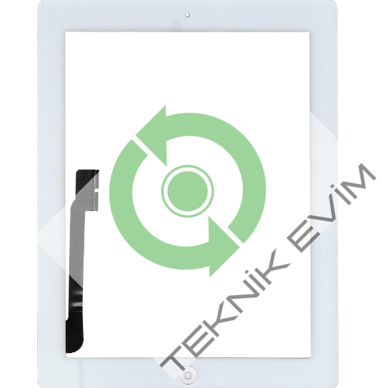 Apple İpad 4. Nesil A1460 Home Tuşlu Dokunmatik Beyaz
