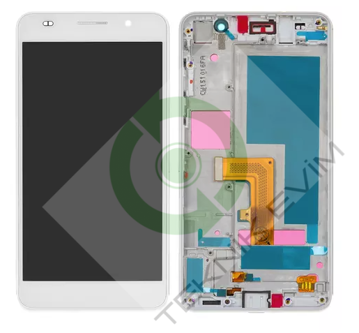 Huawei Honor 6 Çıtalı Lcd Ekran Dokunmatik Beyaz