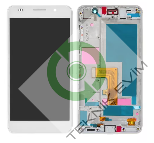 Huawei Honor 6 Orjinal Çıtalı Lcd Ekran Dokunmatik Beyaz