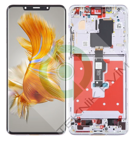 Huawei Mate 50 Pro Orjinal Çıtalı Lcd Ekran Dokunmatik Beyaz