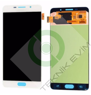 Samsung A7 2016 SM-A710F Lcd Ekran Dokunmatik Beyaz OLED