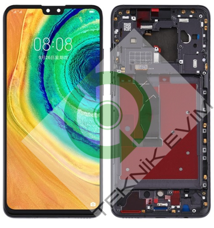 Huawei Mate 30 Orjinal Çıtalı Lcd Ekran Dokunmatik Siyah