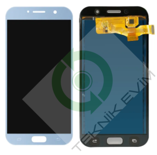 Samsung A7 2017  SM-A720F Lcd Ekran Dokunmatik Blue