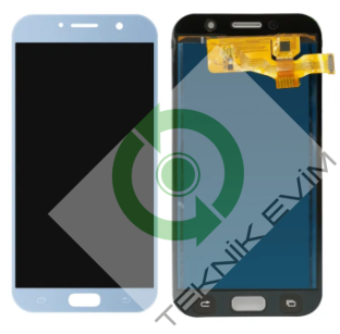 Samsung A7 2017  SM-A720F Orjinal Lcd Ekran Dokunmatik Blue