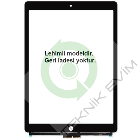 Apple İpad Pro 12.9 A1652 A1584 Dokunmatik Siyah