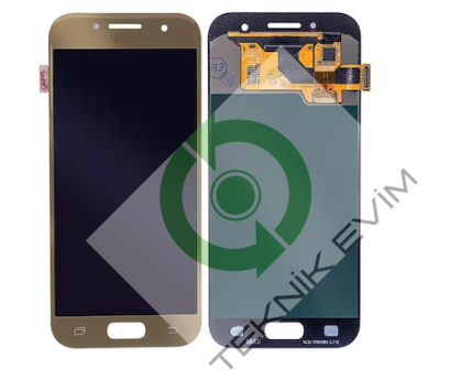 Samsung A7 2017  SM-A720F Orjinal Lcd Ekran Dokunmatik Gold