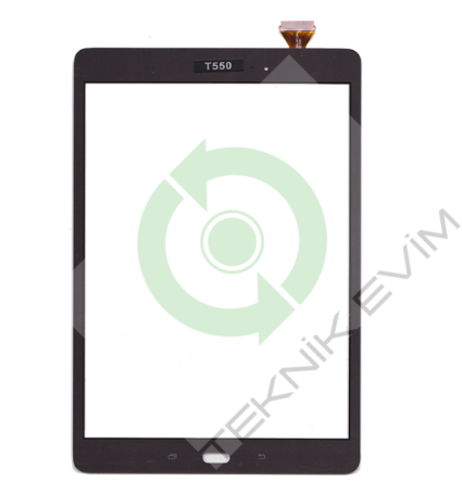 Samsung Galaxy Tab A SM-T555 Dokunmatik (Füme)