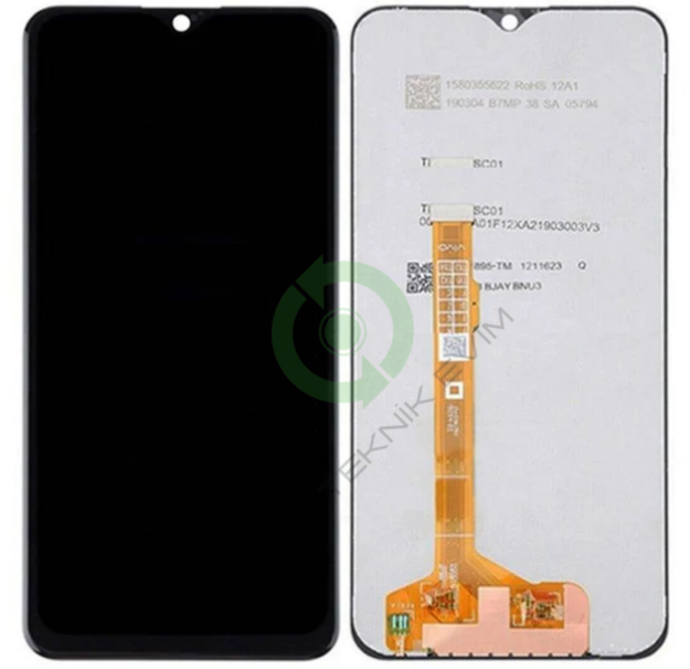 Vivo Y3S LCD Ekran Dokunmatik V1901A, V1901T