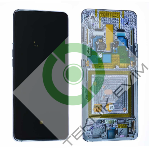Samsung A80 SM-A805F Çıtalı Lcd Ekran Dokunmatik Beyaz