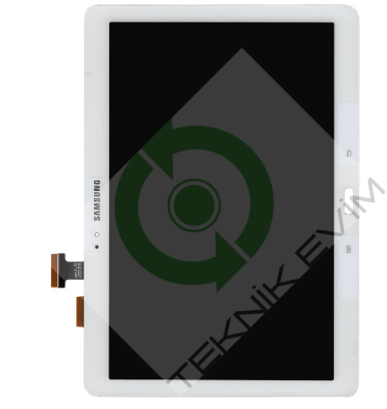 Samsung Galaxy Note SM-P600 P601 P602 Lcd Ekran Dokunmatik Takım Full Set Beyaz