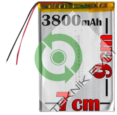 Vestel V Tab 7025 Batarya Pil - 3800mAh