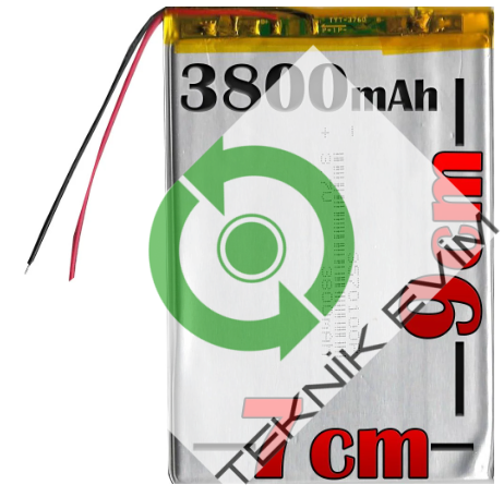 Vestel V Tab 7020 Batarya Pil - 3800mAh