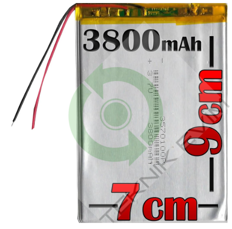 Vestel V Tab 7 Mercan Batarya Pil - 3800mAh