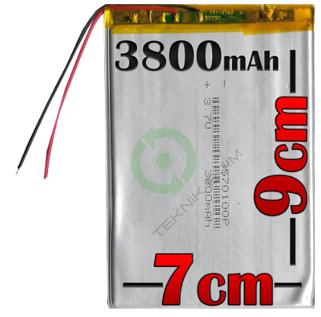 Vestel V Tab 7 Lite Batarya Pil - 3800mAh