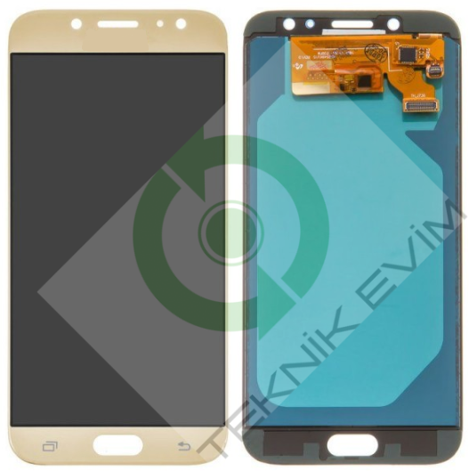 Samsung Galaxy J7 Pro SM-J730F Lcd Ekran Dokunmatik Gold OLED