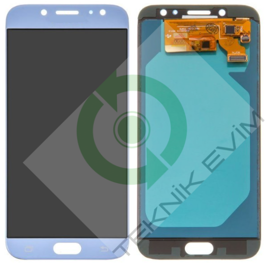 Samsung Galaxy J7 Pro SM-J730F Orjinal Lcd Ekran Dokunmatik Mavi