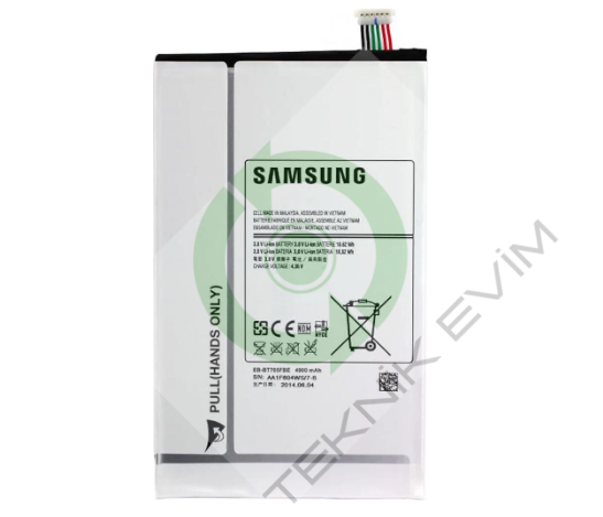 Samsung Galaxy Tab S 8.4 SM-T700 Batarya Pil