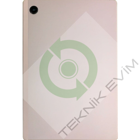 Samsung Galaxy Tab A8 SM-X200 SM-X205 Arka Kapak Çıtalı Kasa Pembe Altın