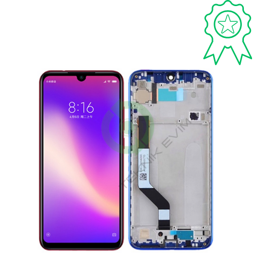 Xiaomi Redmi Note 7 Pro Orjinal Çıtalı Lcd Dokunmatik Ekran Mavi