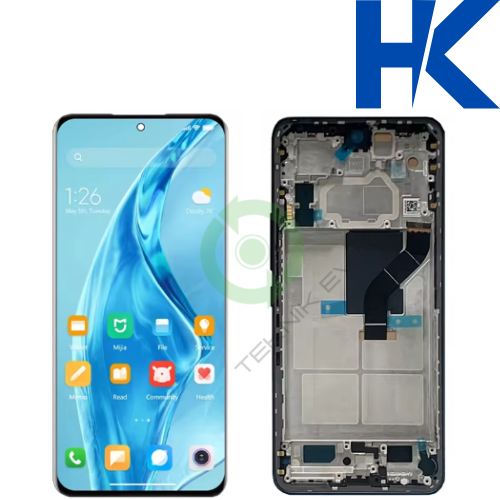 Xiaomi 12 Lite Çıtalı HK Orjinal Lcd Dokunmatik Ekran Siyah