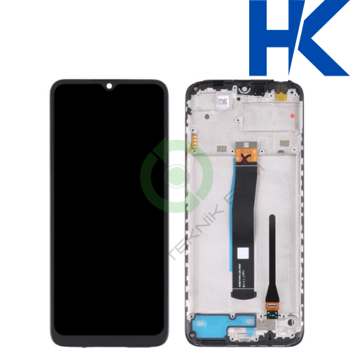 Xiaomi Redmi 10C HK ORJİNAL Çıtalı Lcd Dokunmatik Ekran 220333Q Siyah