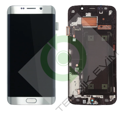 Samsung Galaxy S6 Edge Plus SM-G928F Orjinal Çıtalı Lcd Ekran Dokunmatik Mavi