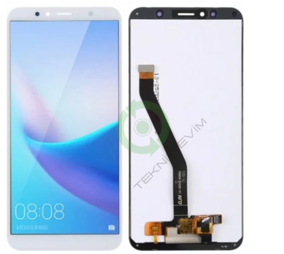 Huawei Honor 7A Lcd Ekran Dokunmatik Beyaz
