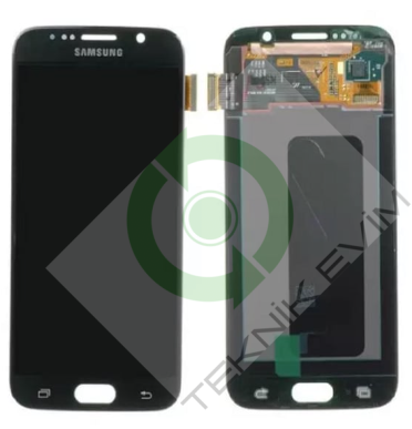 Samsung Galaxy S6 SM-G920F Lcd Ekran Dokunmatik Siyah