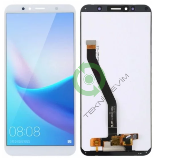 Huawei Honor 7A Lcd Ekran Dokunmatik Beyaz Orjinal