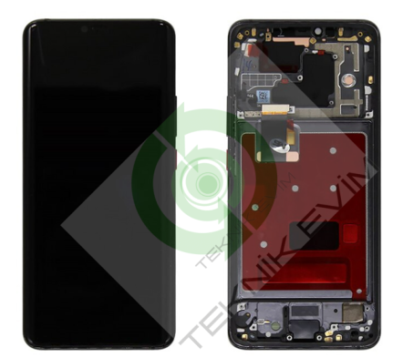 Huawei Mate 20 Pro Çıtalı TFT Lcd Ekran Dokunmatik (Parmak izi Okumaz)