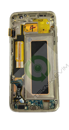 Samsung Galaxy S7 Edge SM-G935F Orjinal Çıtalı Lcd Ekran Dokunmatik Siyah