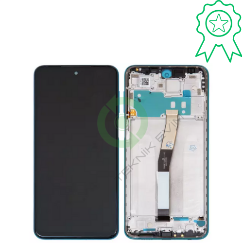Xiaomi Redmi Note 9 Pro Çıtalı ORJİNAL Lcd Dokunmatik Ekran Yeşil