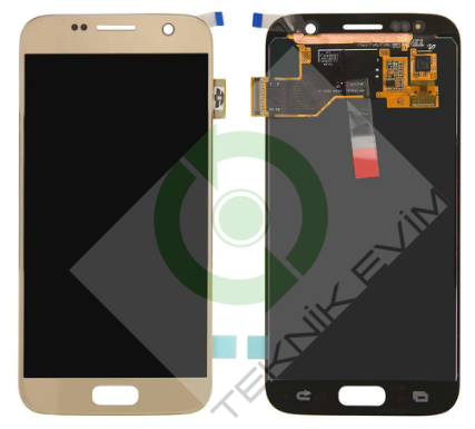 Samsung Galaxy S7 SM-G930F Orjinal Lcd Ekran Dokunmatik Gold