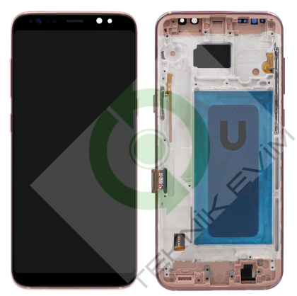 Samsung Galaxy S8 Plus SM-G955F Çıtalı Lcd Ekran Dokunmatik Rose Pink