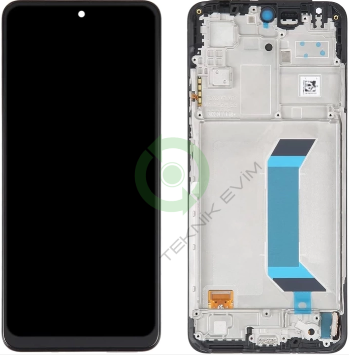 Xiaomi Redmi Note 12 5G TFT Çıtalı Lcd Dokunmatik Ekran Siyah