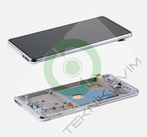 Samsung Galaxy S20FE SM-G780F Orjinal Çıtalı Lcd Ekran Dokunmatik Beyaz