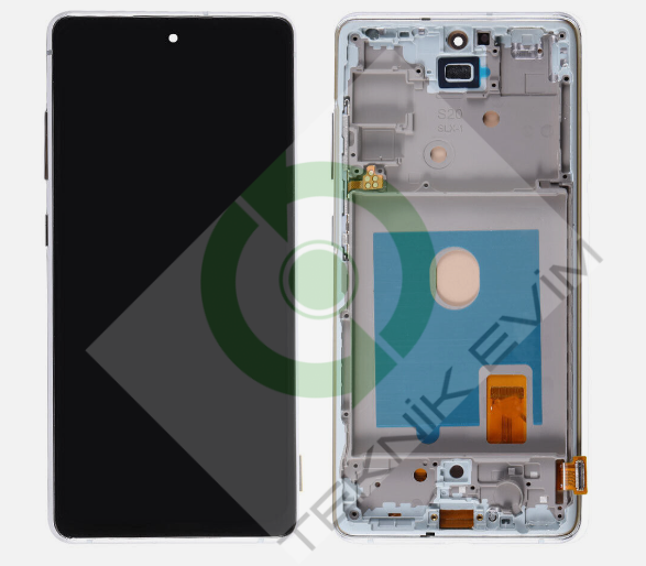 Samsung Galaxy S20FE SM-G780F Orjinal Çıtalı Lcd Ekran Dokunmatik Beyaz